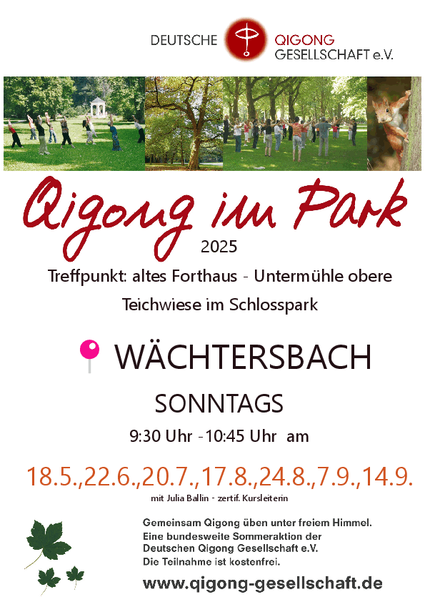 Qigong im Park Wächtersbach